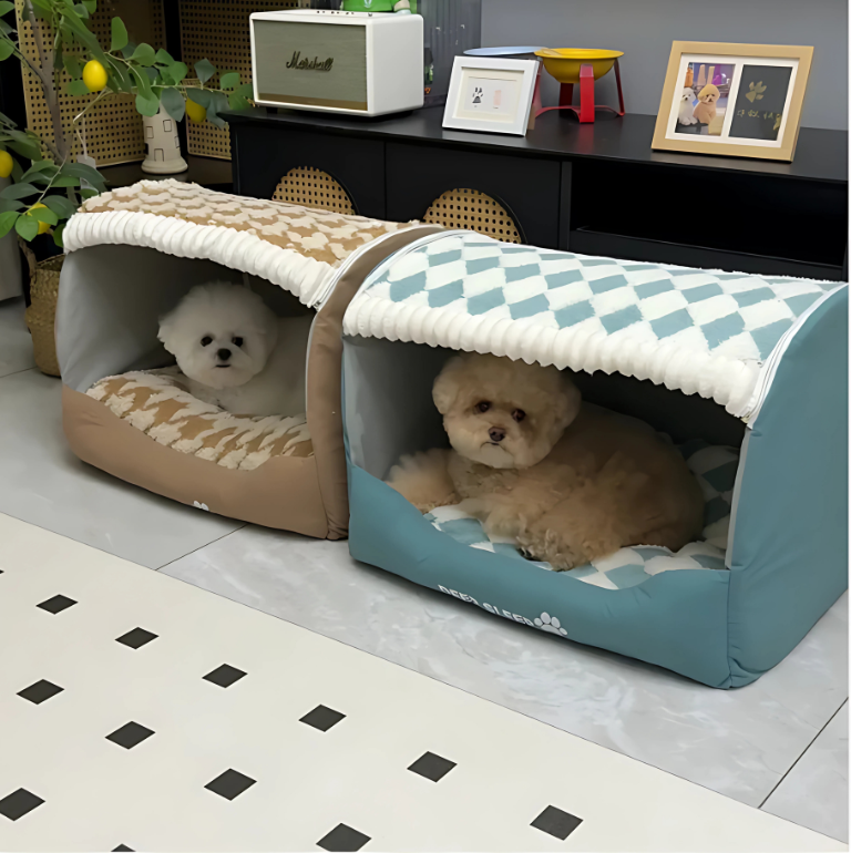 Large-Scale Comfort Autumn and Winter Dog Thousand Birds Check Large Dog Golden Retriever Big Deep Sleep Cat Kennel Pet Kennel